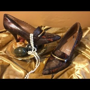 New Donald Pliner rust multicolor rust women shoe